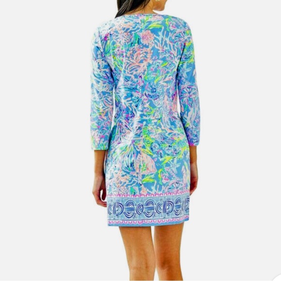 Lilly Pulitzer Beacon All Together Now Engineered Supima Cotton Jersey Dress/S - Picture 5 of 10